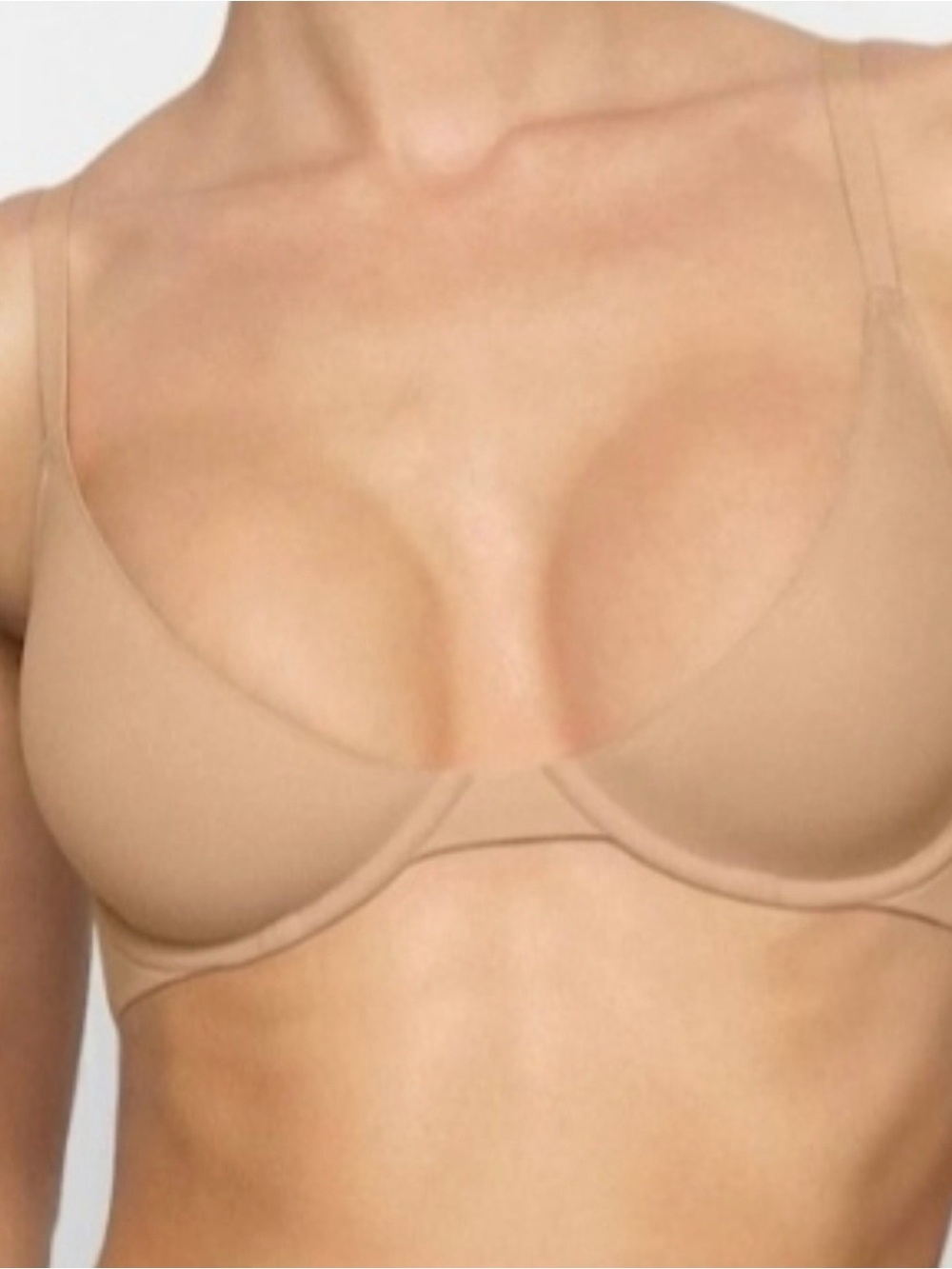 Nude Seamless Underwire T-Shirt Bra - Nude